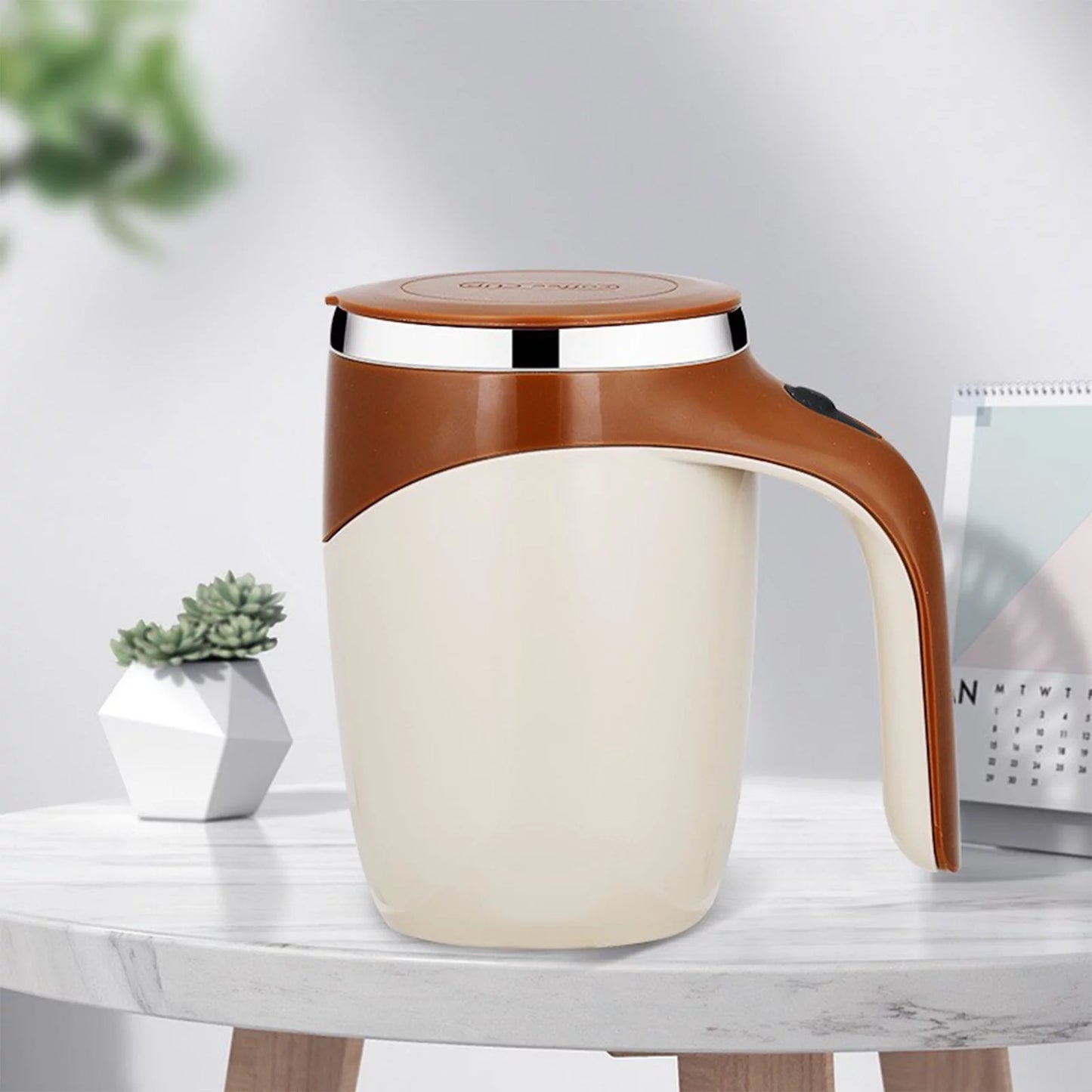 "Smart Stir Coffee Mug: Perfect for Home, Office, and Travel"